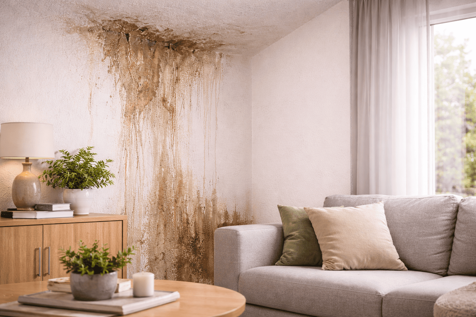 Lekkage muur opsporen