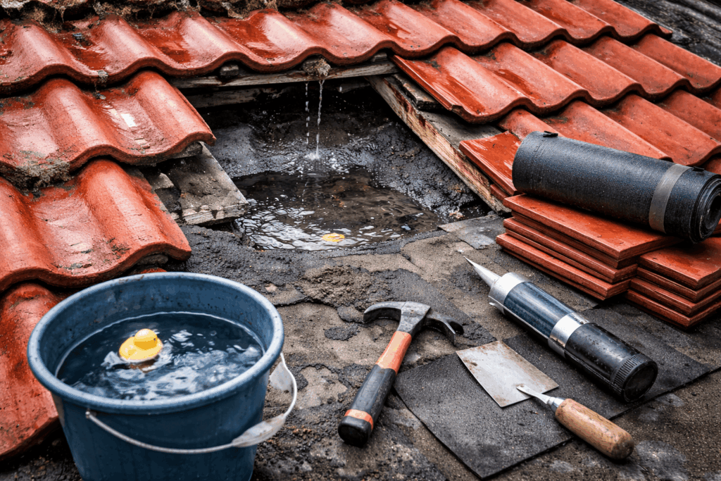Lekkage dakpannen & pannendak