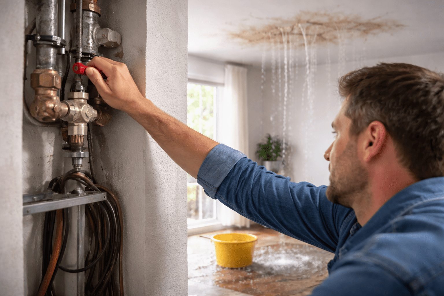 Wat te doen bij lekkage