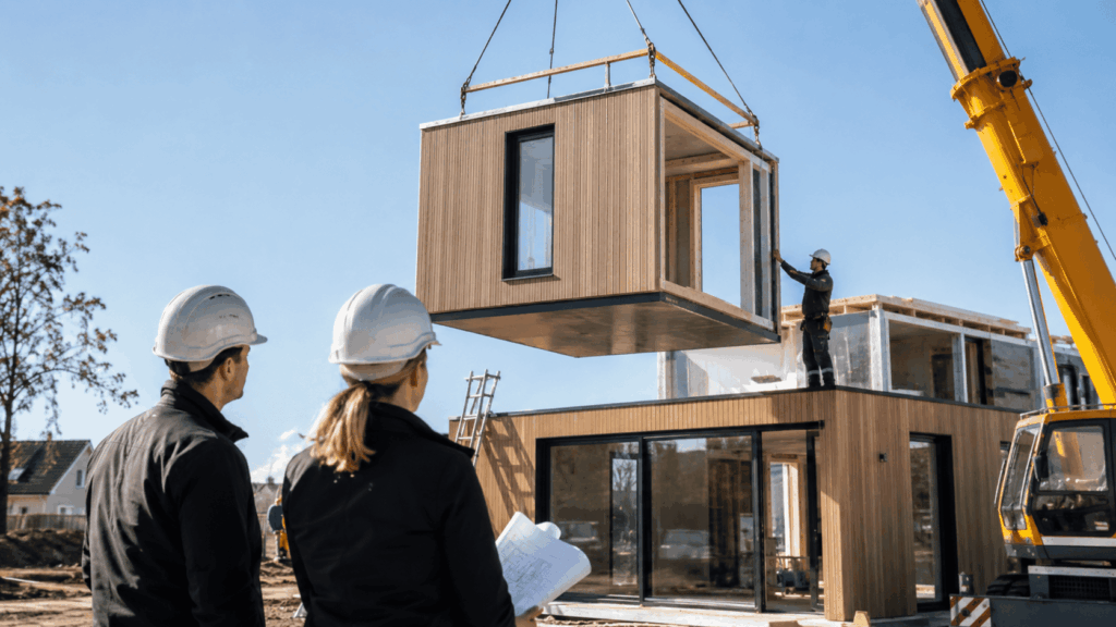Prefab bouwen - snel op locatie, strak in voorbereiding