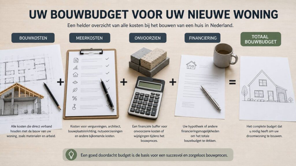 Uw huis bouw budget overzicht